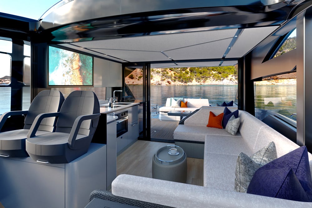 Sunseeker Predator 55 interior