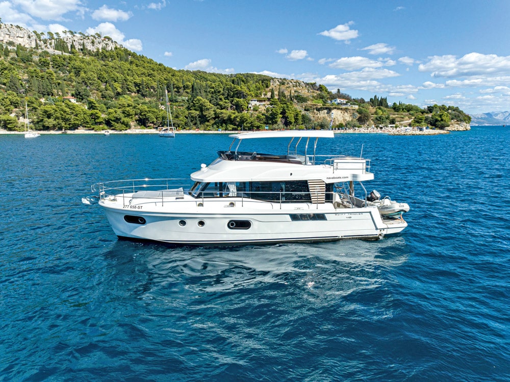 Tabita, our new home from home and adventure platform for the week.