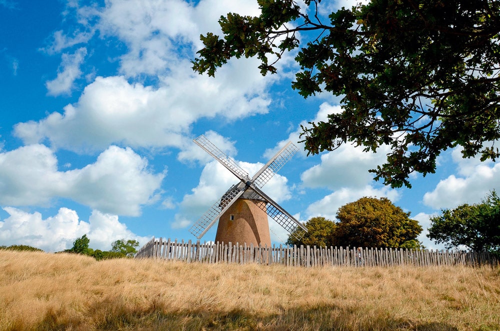The only windmill left on the island. © Christine Dodd - Shutterstock