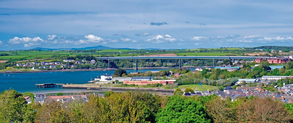 The Cleddau Bridge spanning the River Cleddau between Neyland and Pembroke Dock ©Alan Morris-iStock