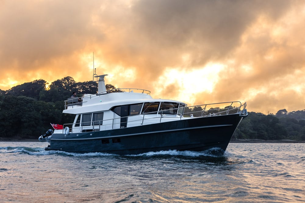 Hardy 50DS - South Coast Boat Show world debut