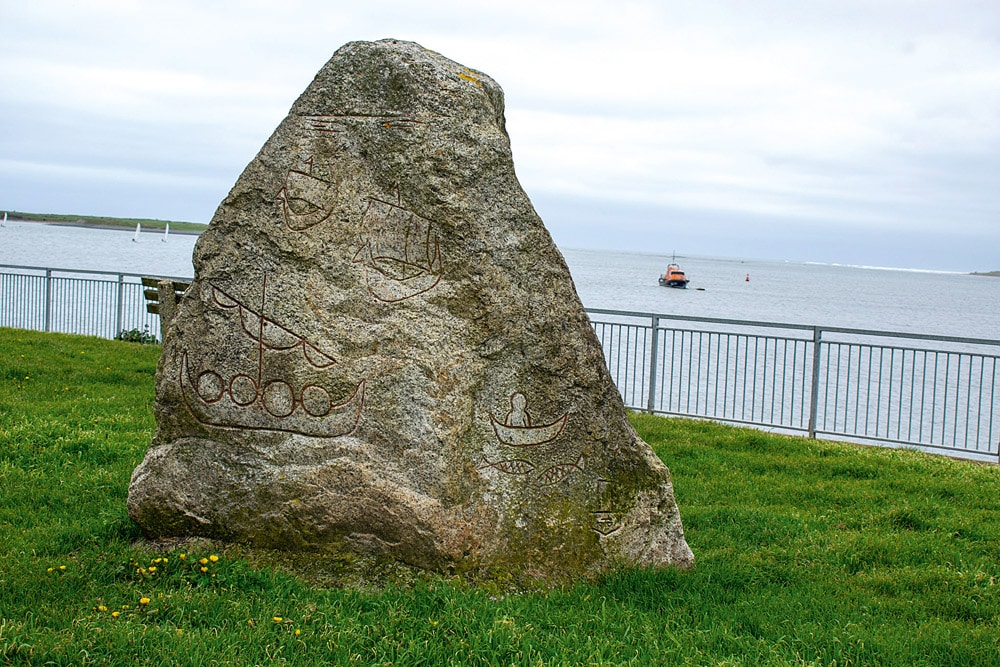 The Hubbastone serves as a reminder of the defeat of the vikings.