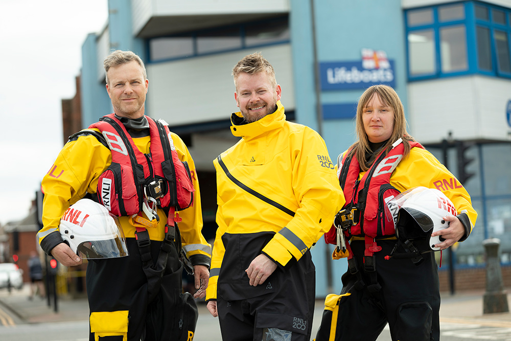 Typhoon drysuit. RNLI