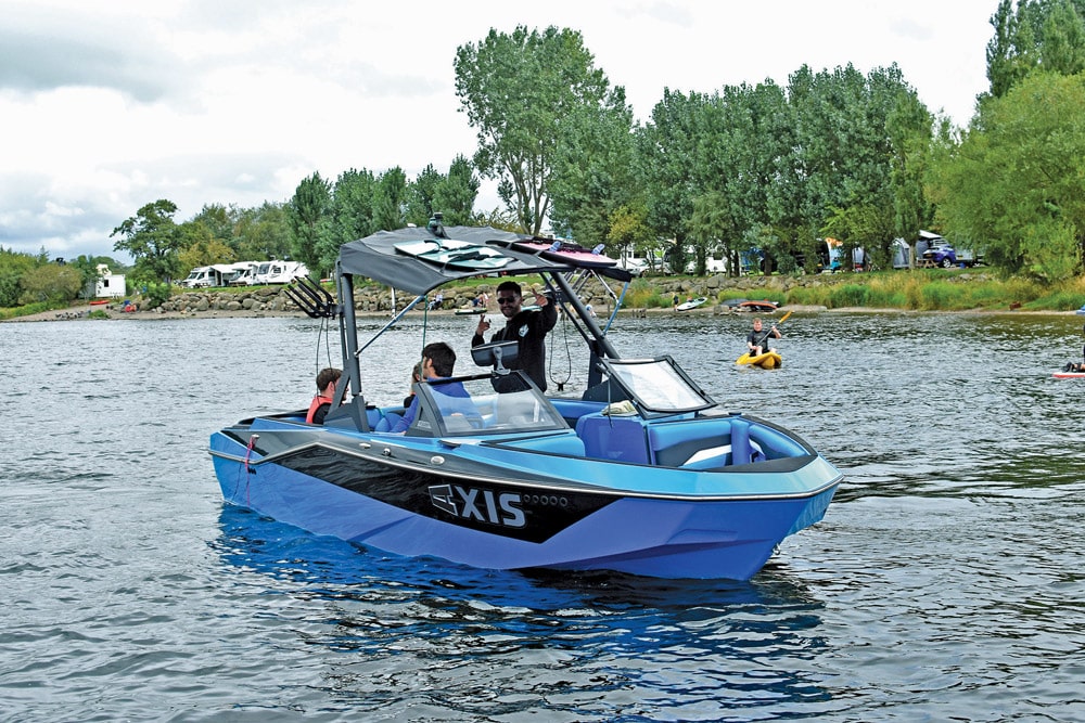Ullawater boasts its own wake surfing school