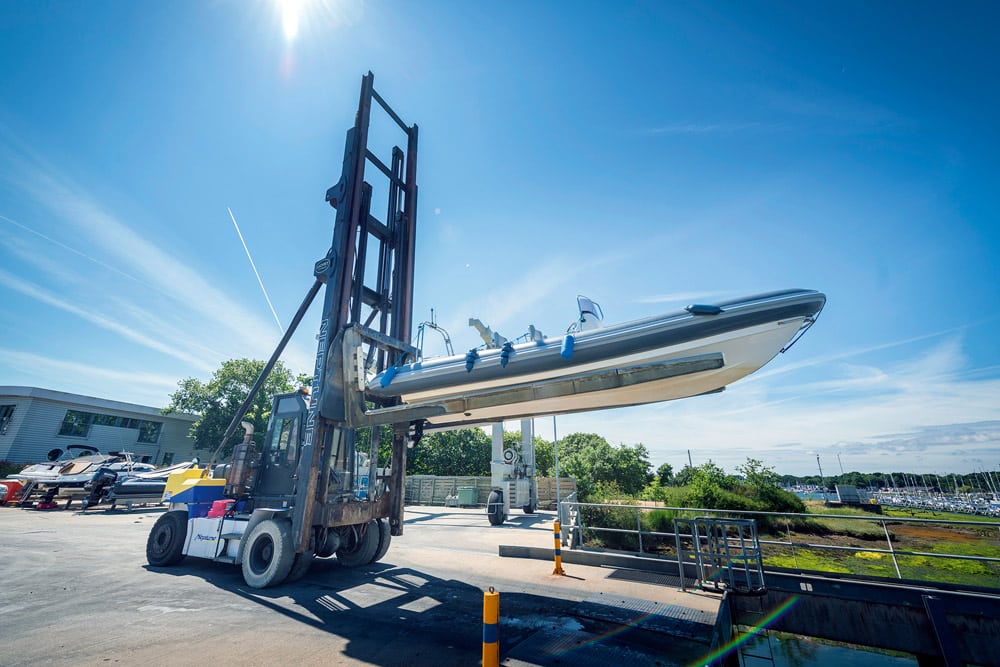 Premier Marinas - Universal dry-stack facility.