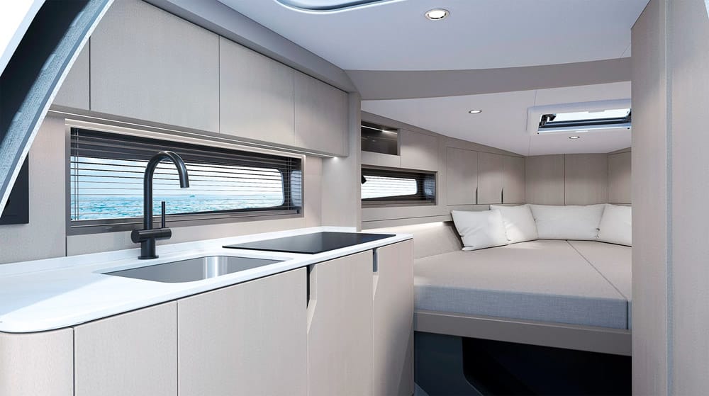 Galley and mid-section.
