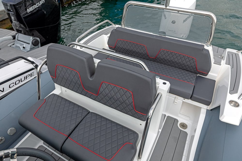 Well designed comfortable seating.