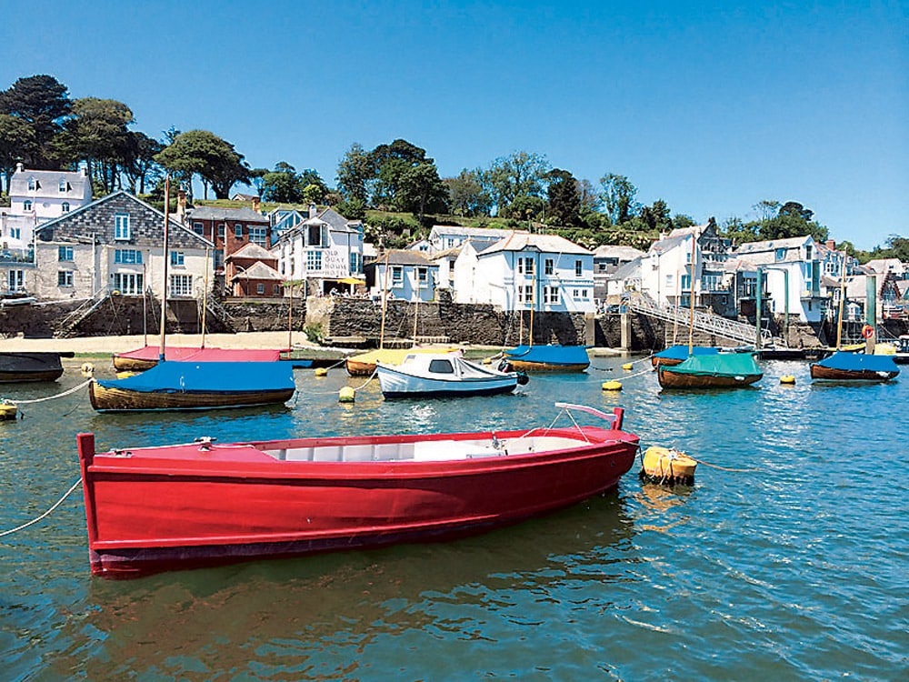 Fowey red boat