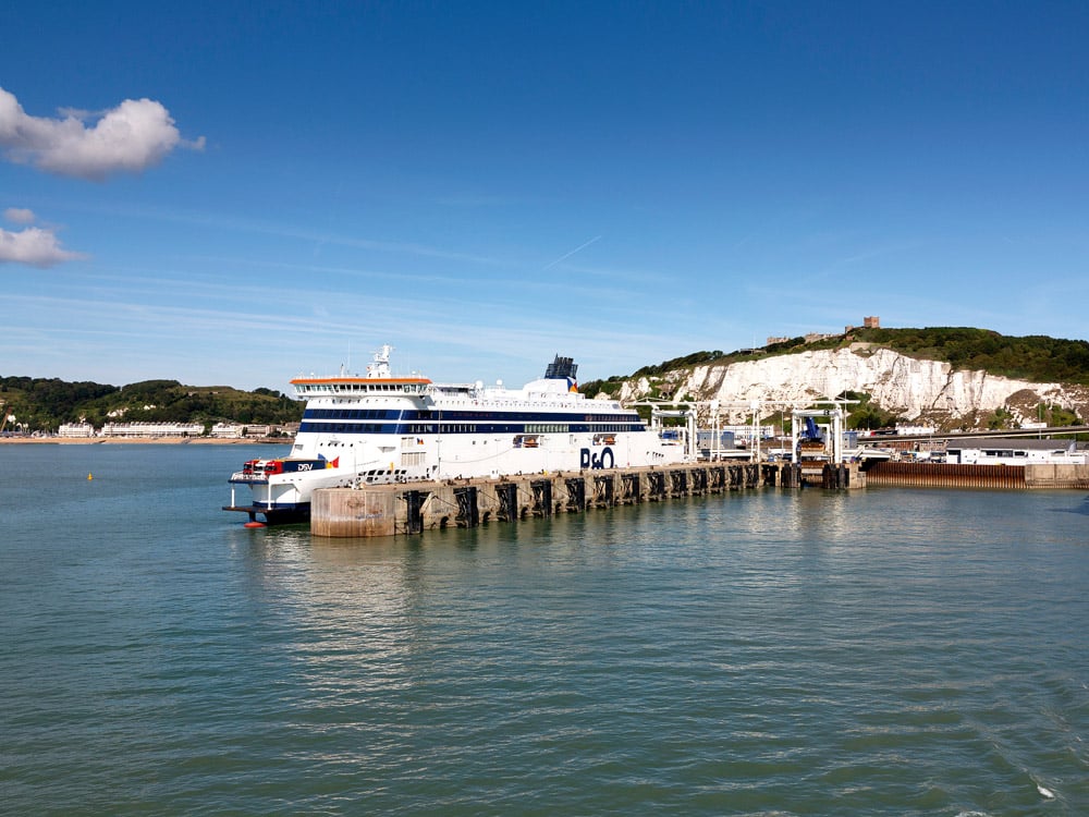 P&O Ferries, Dover. This option costs around £648 iStock © stockcam. trailering abroad