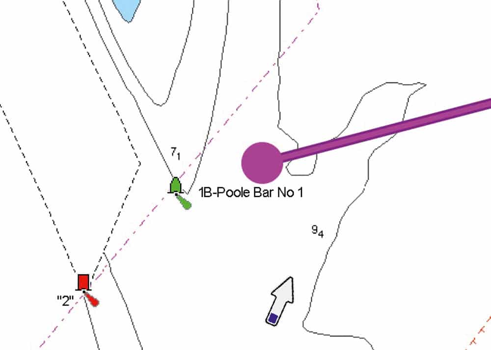 Position a waypoint next to a reference point if possible – doing so ensures that you can ‘tick off’ each as you pass. Avoid waypoints being too close to hard objects, though, or else you risk hitting marks in reduced visibility or if distracted