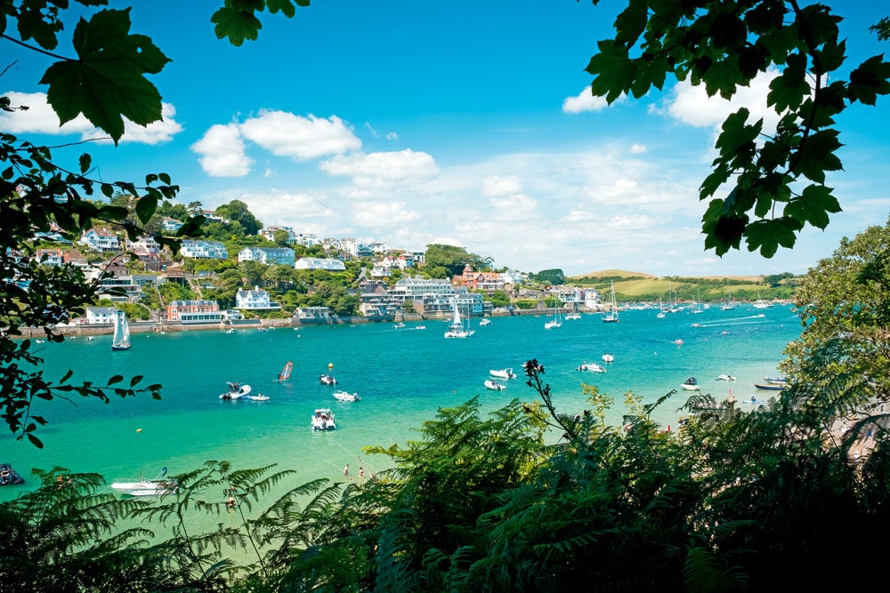Salcombe and the Salcombe Estuary, South Devon, UK