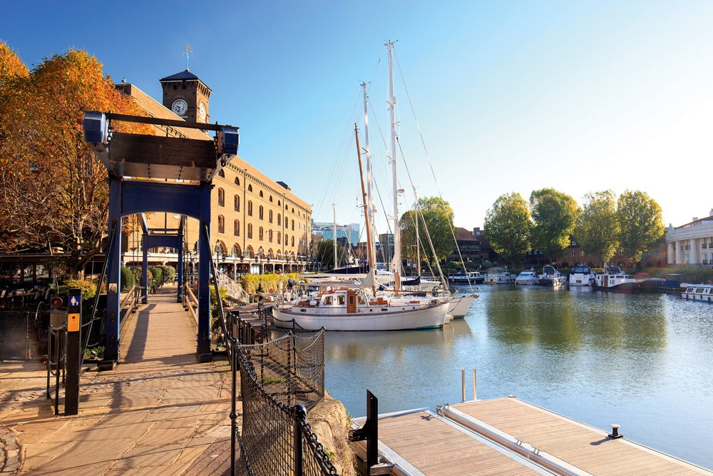 St Katherine, Docks, London.