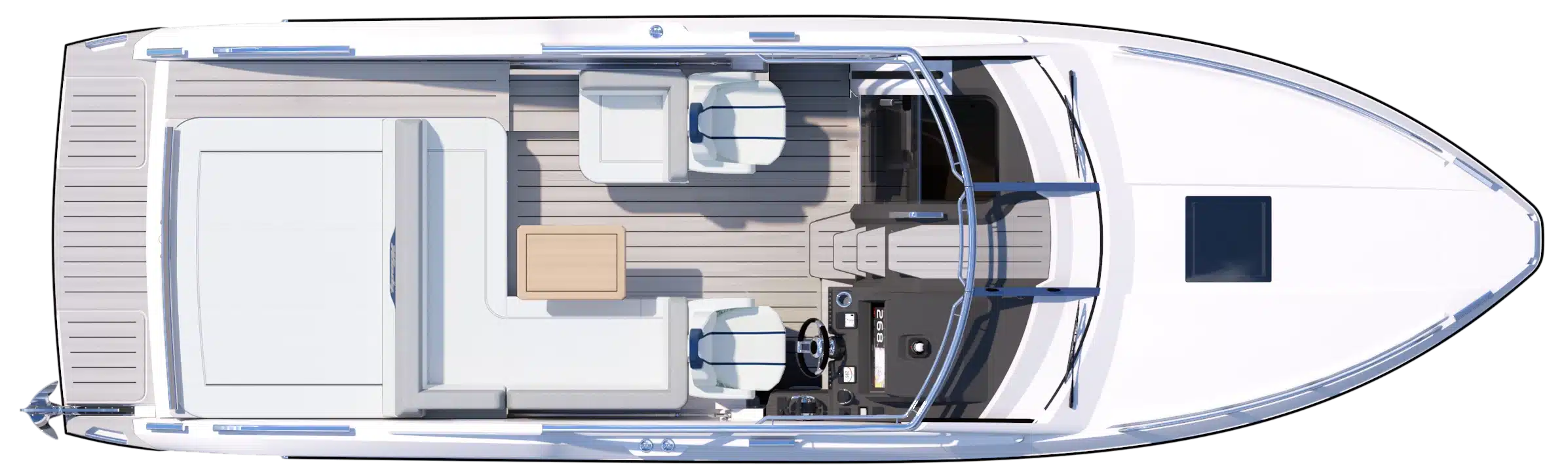 Windy Huracan top view