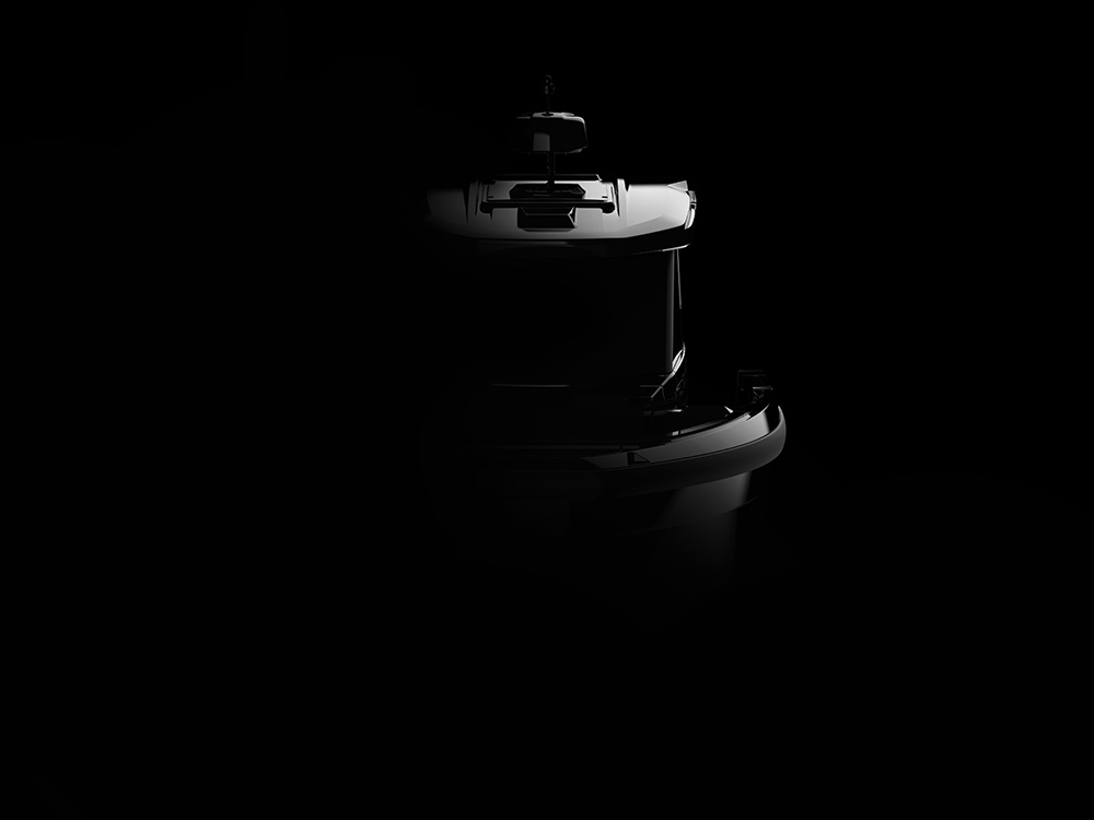 Silhouette of the new Wellcraft 28 powerboat.