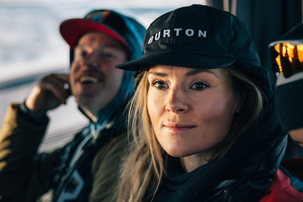 Kajsa Vickhoff-Lie - multiple-time alpine world champion, smiling with black cap on