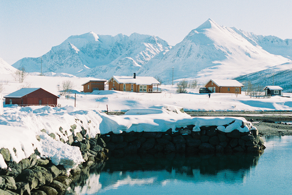Beautiful snowy scenery