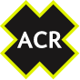 ACR Electronics logo in black and yellow