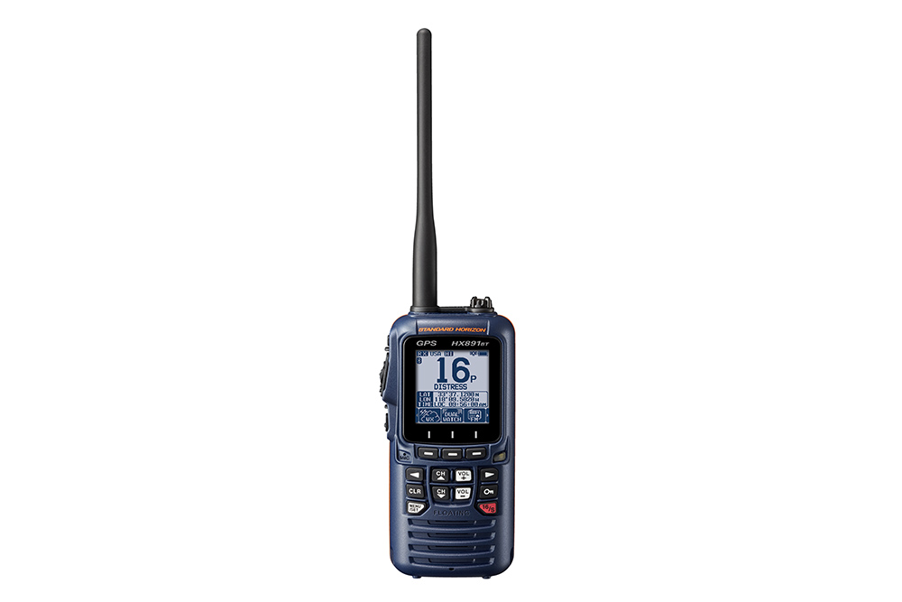 Standard Horizon HX891BT VHF on white background