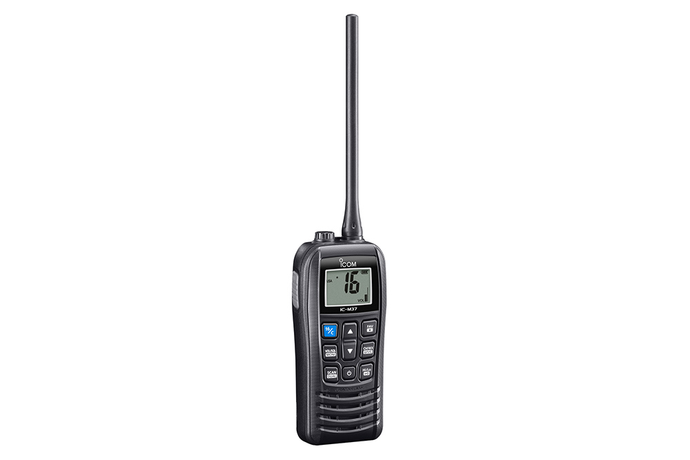 Icom-MC37E on white background