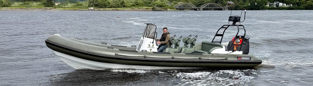 Redbay 850 RIB at rest